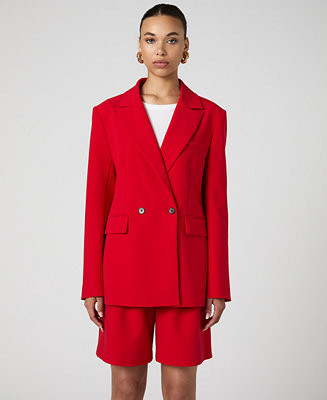 French Connection Women's Azra Long-Sleeve Twill Jacket - Macy's | Macy's