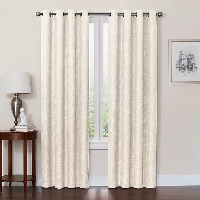 Quinn Grommet Top 100% Blackout Window Curtain Panel | Bed Bath & Beyond | Bed Bath & Beyond