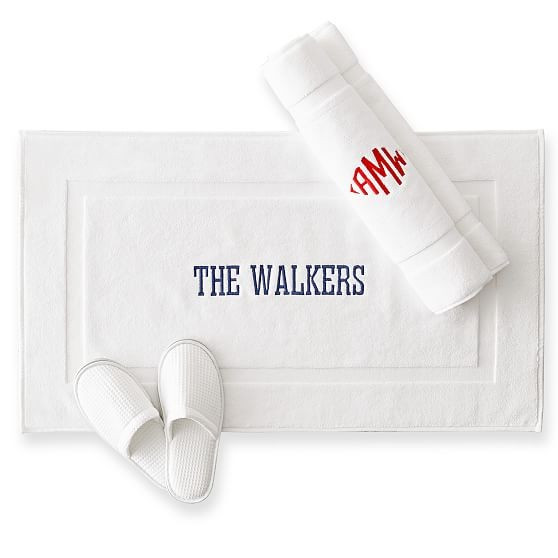 Thick White Bath Mat | Mark and Graham