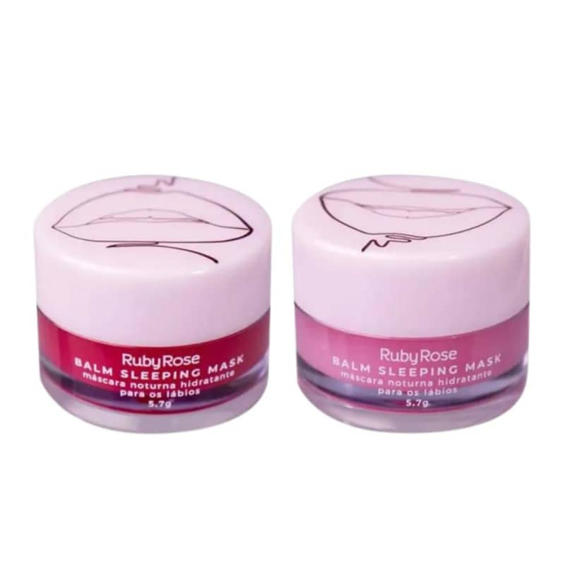 Kit Máscara Noturna Hidratante Ruby Rose Balm Sleeping Mask 5,7g C/2 | Beleza Na Web (BR)