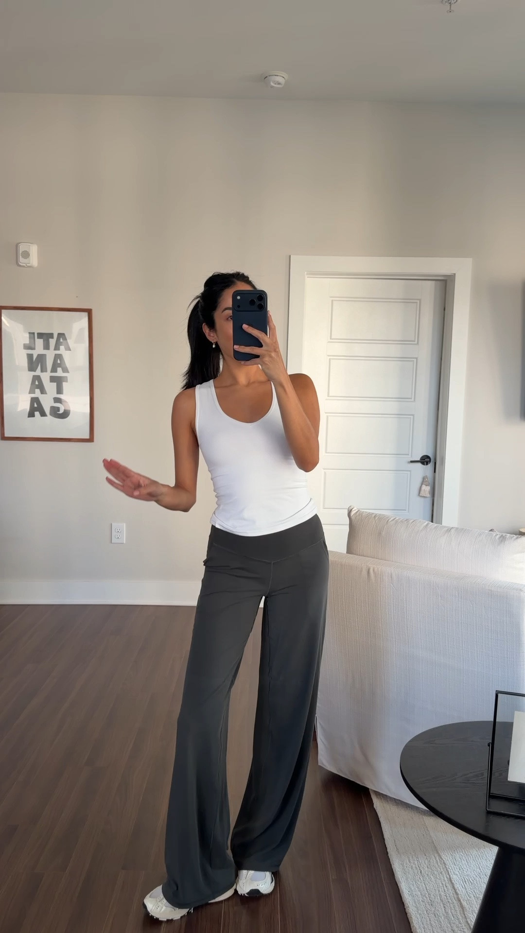 Wearing XS in the pants, small in the top! Sneakers are TTS

#LTKootd #LTKActive #LTKfitnessgoals