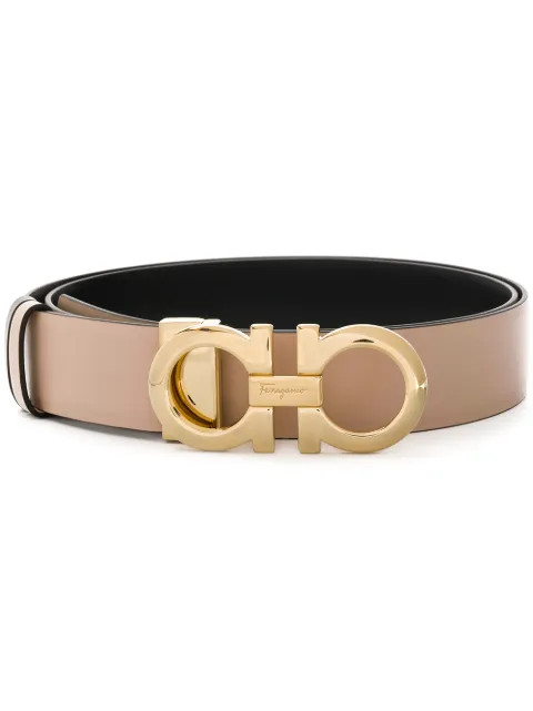 Salvatore Ferragamo Gancini Reversible Belt - Farfetch | Farfetch Global