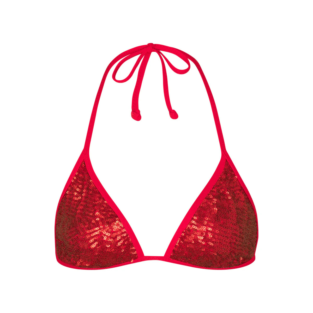SEQUIN TRIANGLE BIKINI TOP | SKIMS (US)