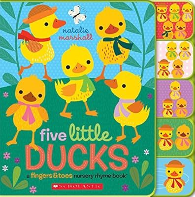 Five Little Ducks: A Fingers & Toes Nursery Rhyme Book: Fingers & Toes Tabbed Board Book (Fingers... | Amazon (US)
