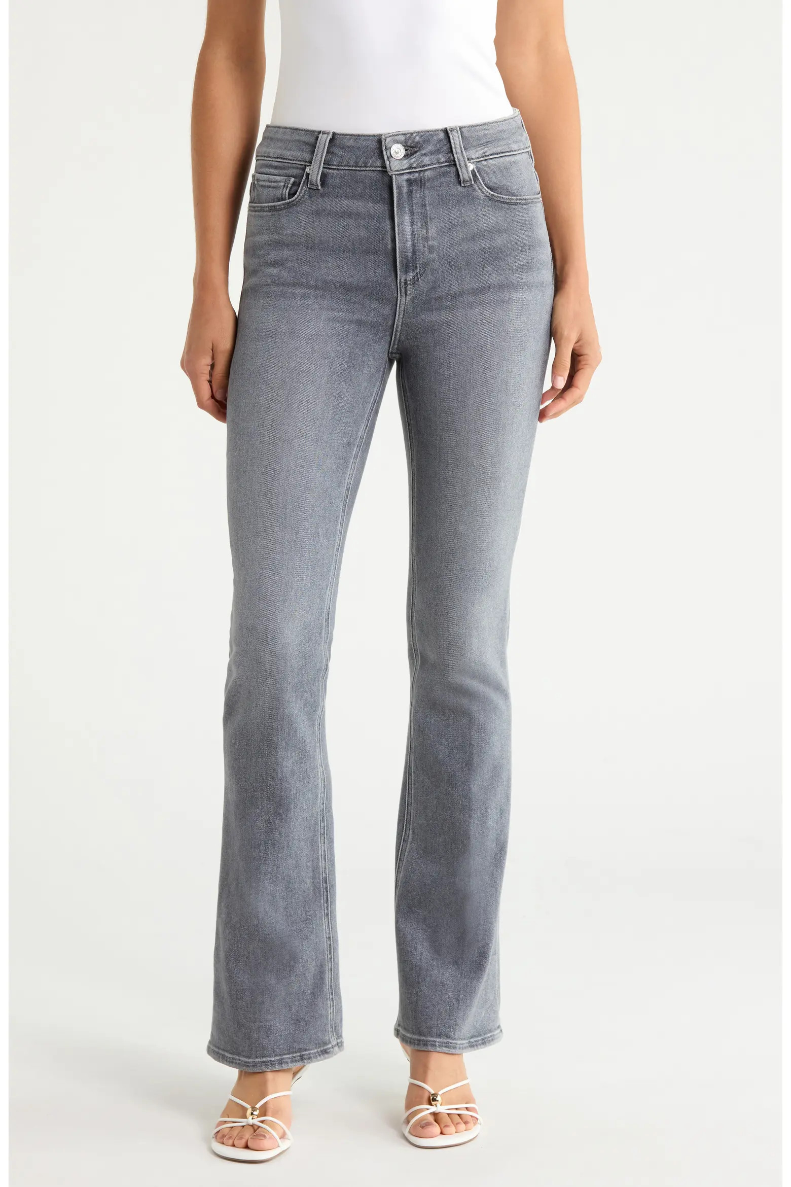 PAIGE Laurel Canyon High Waist Flare Jeans (Women) | Nordstrom | Nordstrom