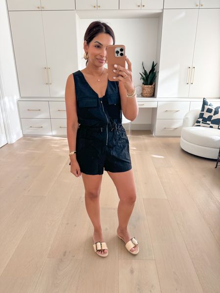 Everyone needs this black romper. Casual but cute for just $20! Such an easy outfit to throw on. From Walmart! 

#LTKFindsUnder50 #LTKStyleTip #LTKSeasonal