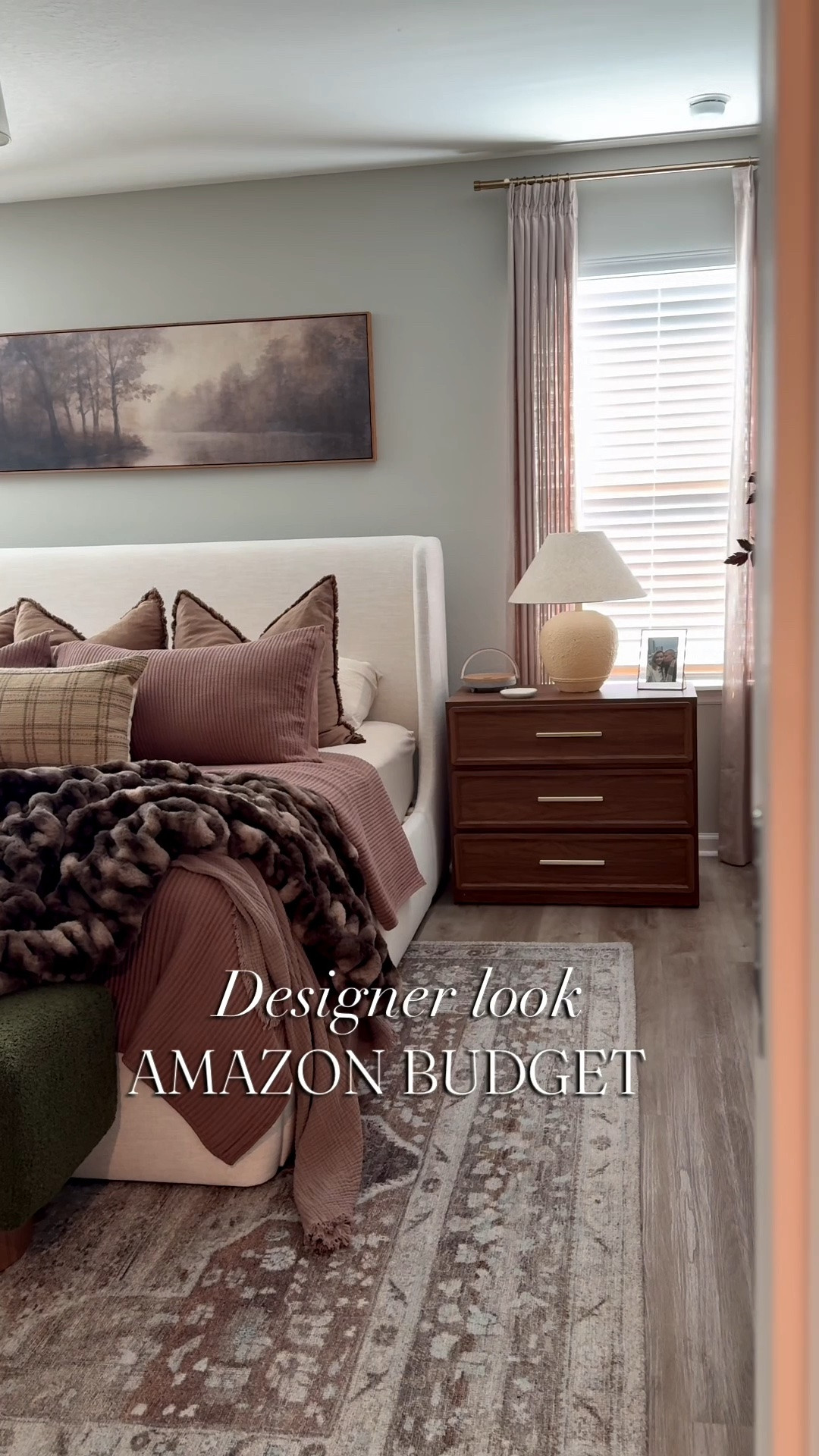 Designer look- Amazon budget! One of my favorite nightstands yet 🙌🏽 love the oversized look & beautiful color! Such a great price for 2! 

Amazon home finds, Amazon nightstands, Amazon bedding, master bedroom, bedroom inspiration, moody bedroom inspo, guest bedroom, bedroom inspo, Amazon curtains, Amazon designer look for less finds, pottery barn inspired

#LTKHome #LTKSaleAlert