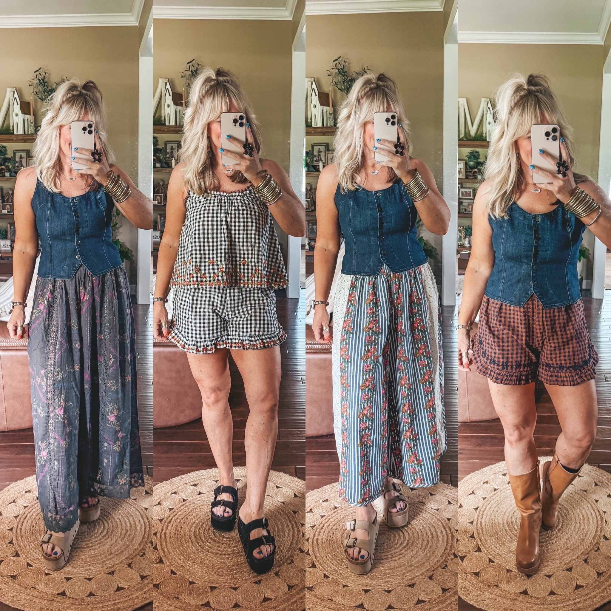 I’m a size 8/M & wearing a medium in everything. I’m also 5’6 for reference. 
@naturallife

#LTKOver40