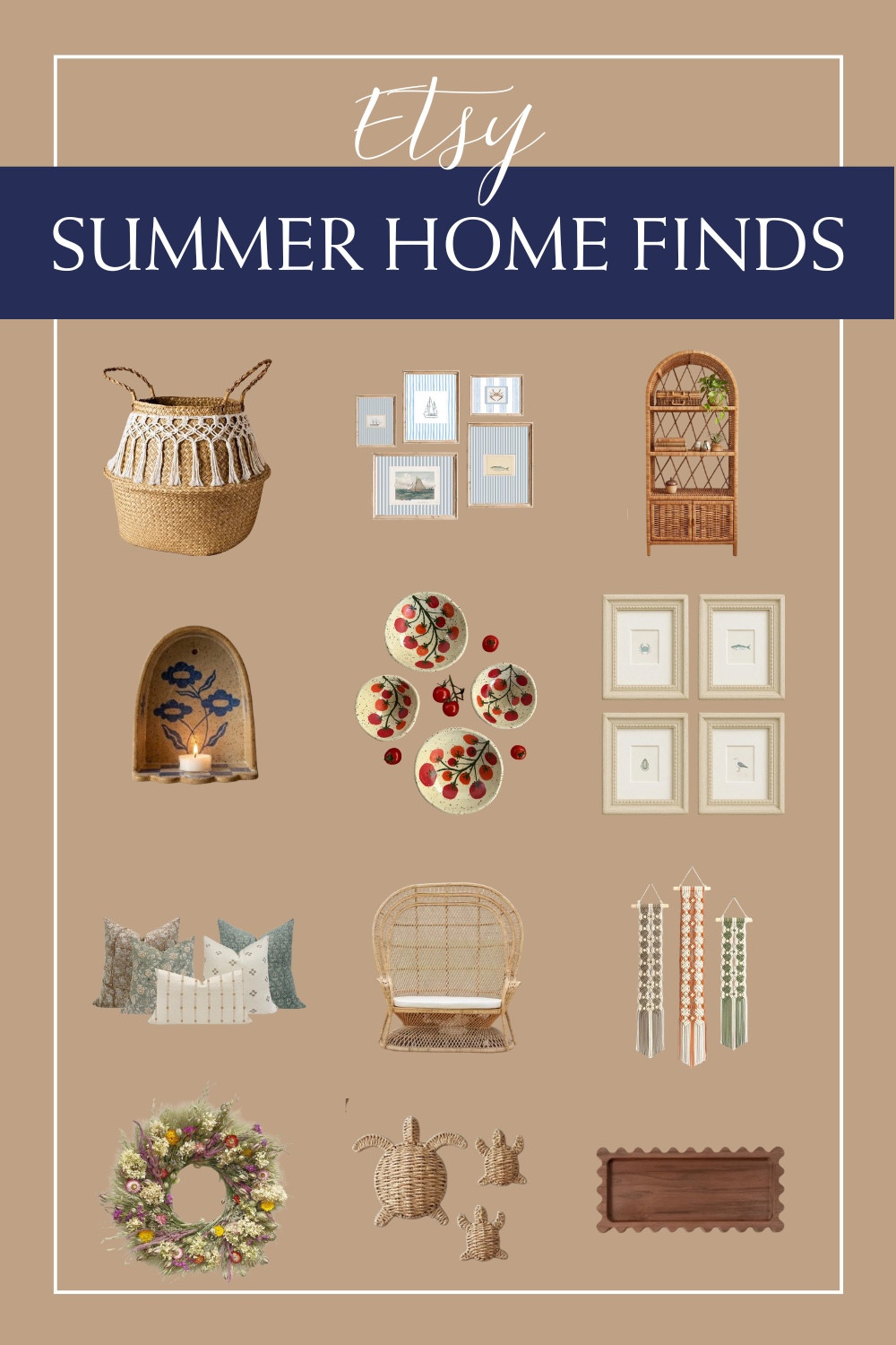 Check out these new and trending home finds from @Etsy to brighten up your summer spaces! ☀️🍉⛱️🌊🐚

#LTKHome #LTKSeasonal

#LTKHome #LTKSeasonal