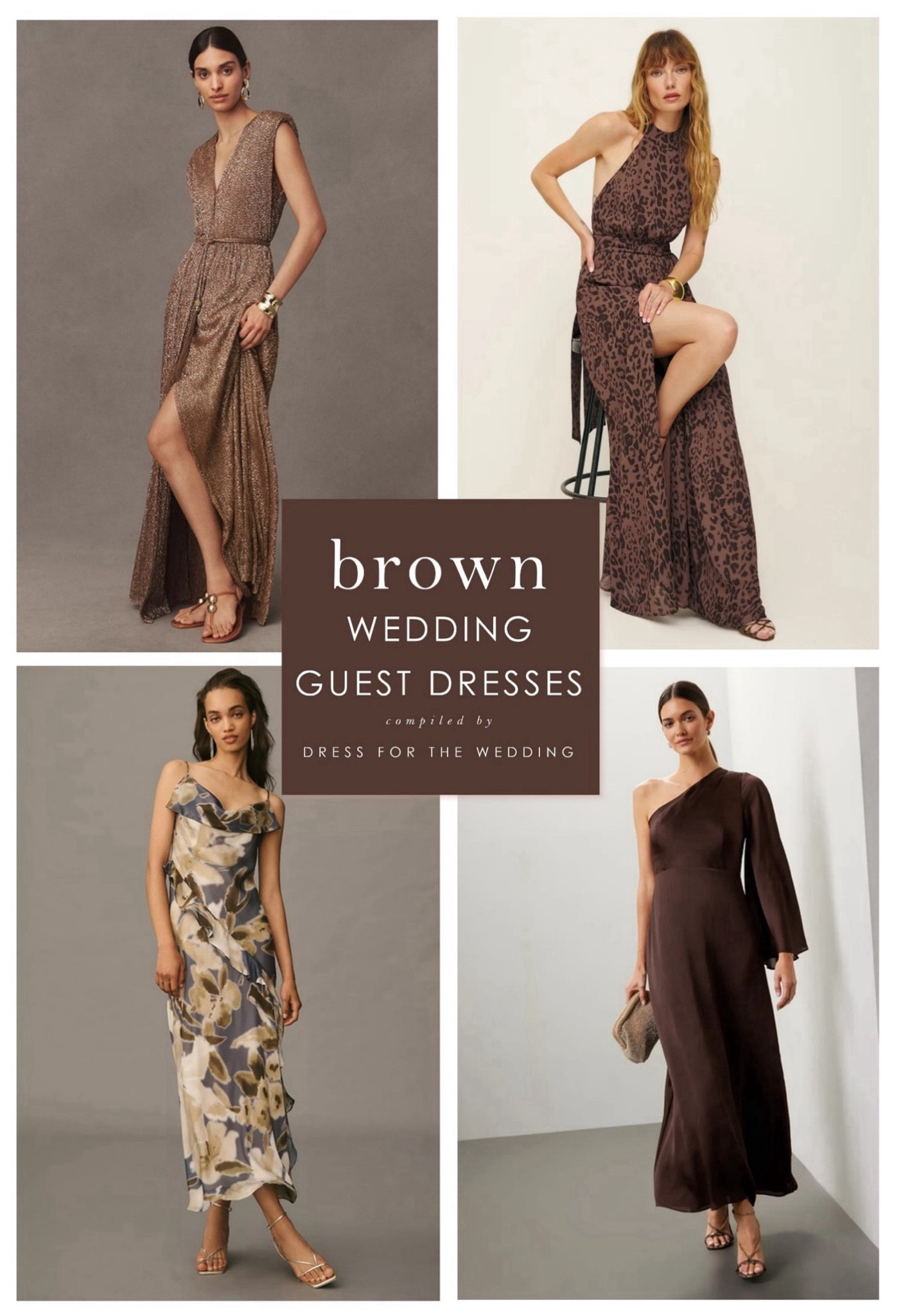 
Brown dress, fall wedding guest dress 🍫Loving this return of rich chocolate brown and moody neutral shades to fall dresses and wedding guest attire! Here are our favorite brown dresses for wedding guests. Cocktail dress, midi dress, maxi dress and long formal gowns for every type of wedding dress code. Follow us for more cute dresses, bridesmaid dresses, wedding guest dresses, wedding dresses, and bridal accessories, plus wedding decor and gift ideas! #weddingguest #cutedresses #outfitideas #weddingstyle #ootd  #ltkstyletip #ltkwedding #ltkseasonal

#LTKFindsUnder100 #LTKWedding #LTKStyleTip