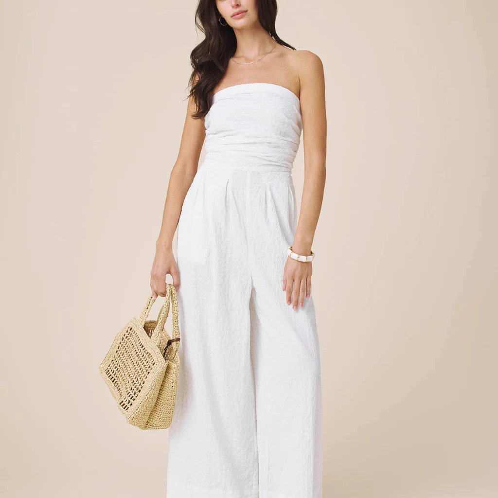 Gigi Seersucker Jumpsuit | Splendid