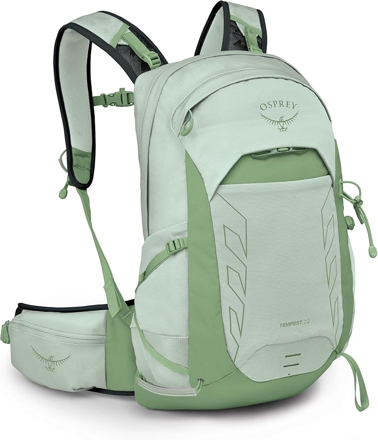 Osprey Tempest 22L Women's Lightweight Hiking Backpack with Hipbelt, Frosty Mint Green/Botanica | Amazon (US)