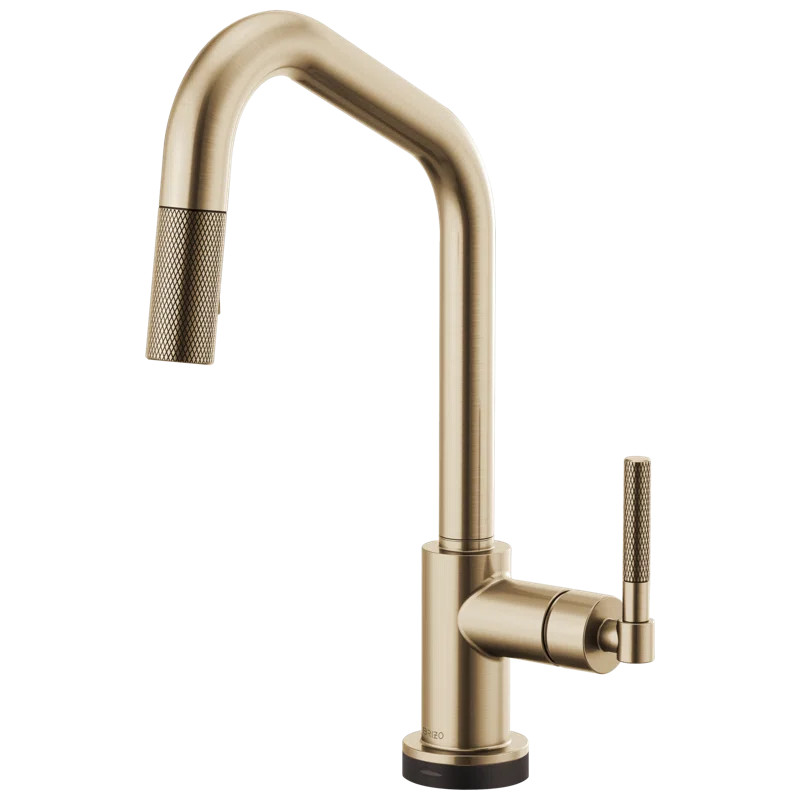 Litze® SmartTouch® Pull-Down Single Handle Kitchen Faucet With Accessories | Wayfair North America