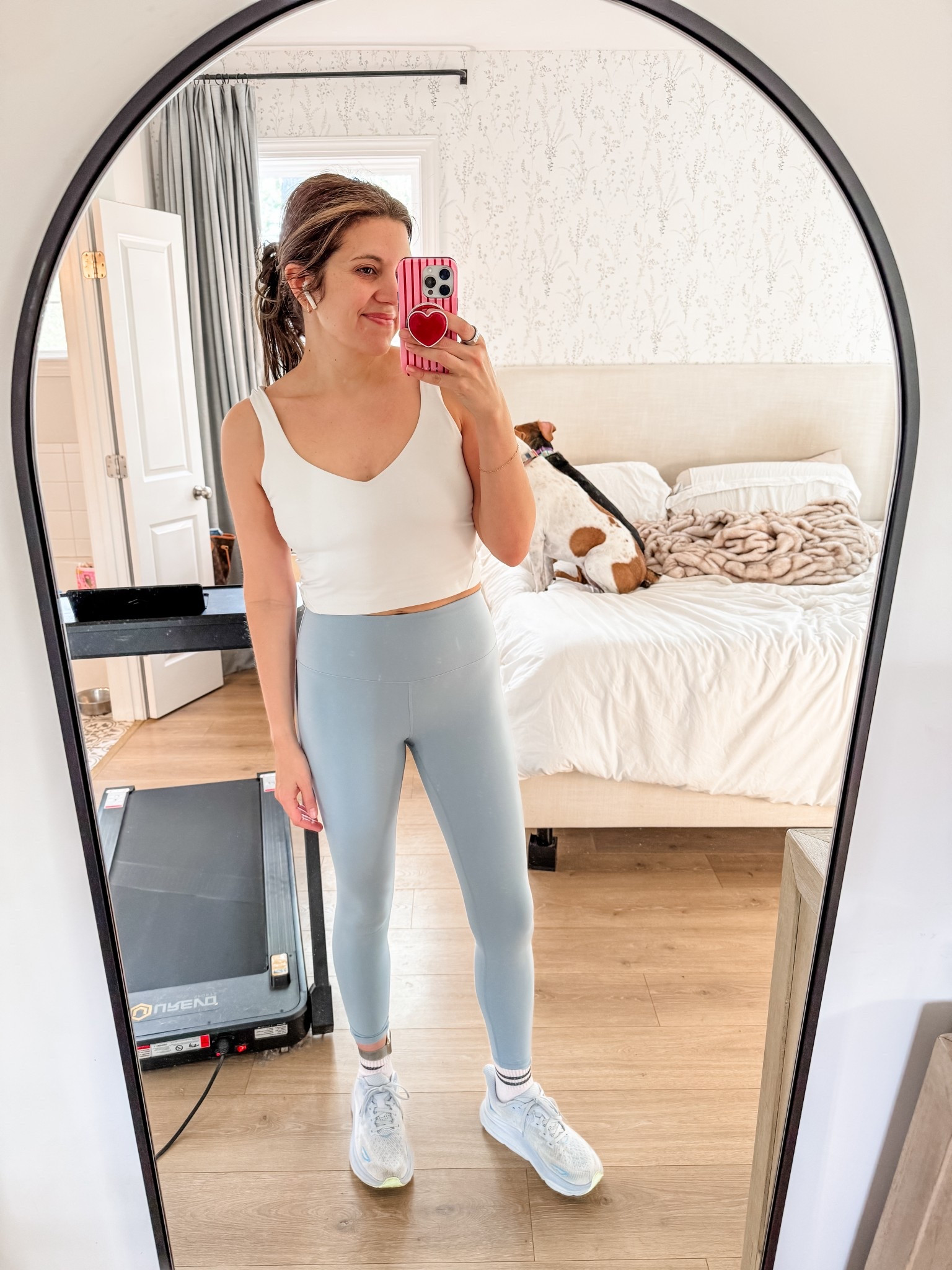 Workout outfit of the day! Medium tank and leggings.

#LTKOver40 #LTKActive