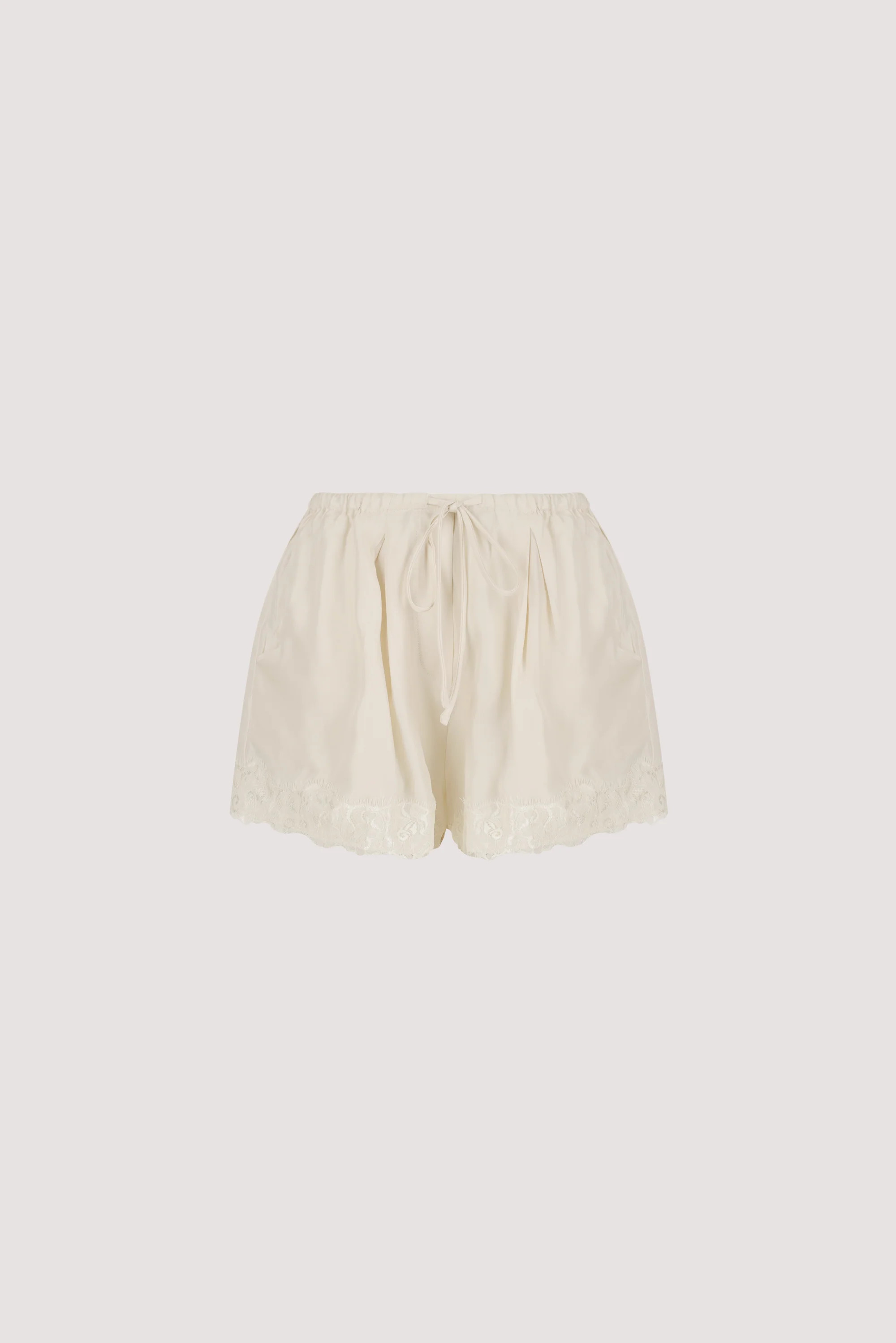ANDREA SANDSTONE CUPRO LACE SHORT | DISSH