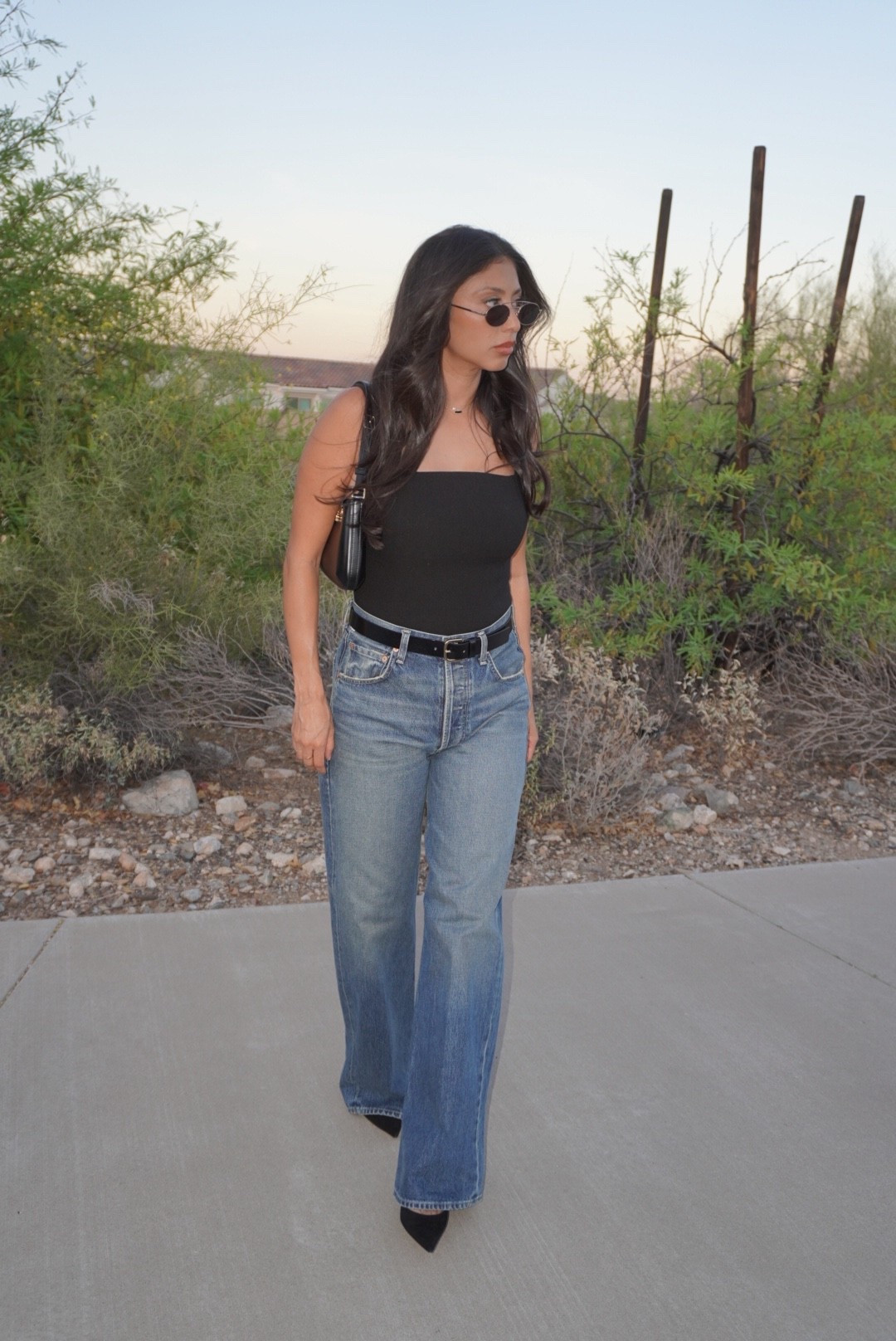 Jeans 
Date night outfit 
Baggy jeans
Bodysuit 
Spring fashion
Spring outfit ideas

#LTKootd #LTKSaleAlert #LTKOver40