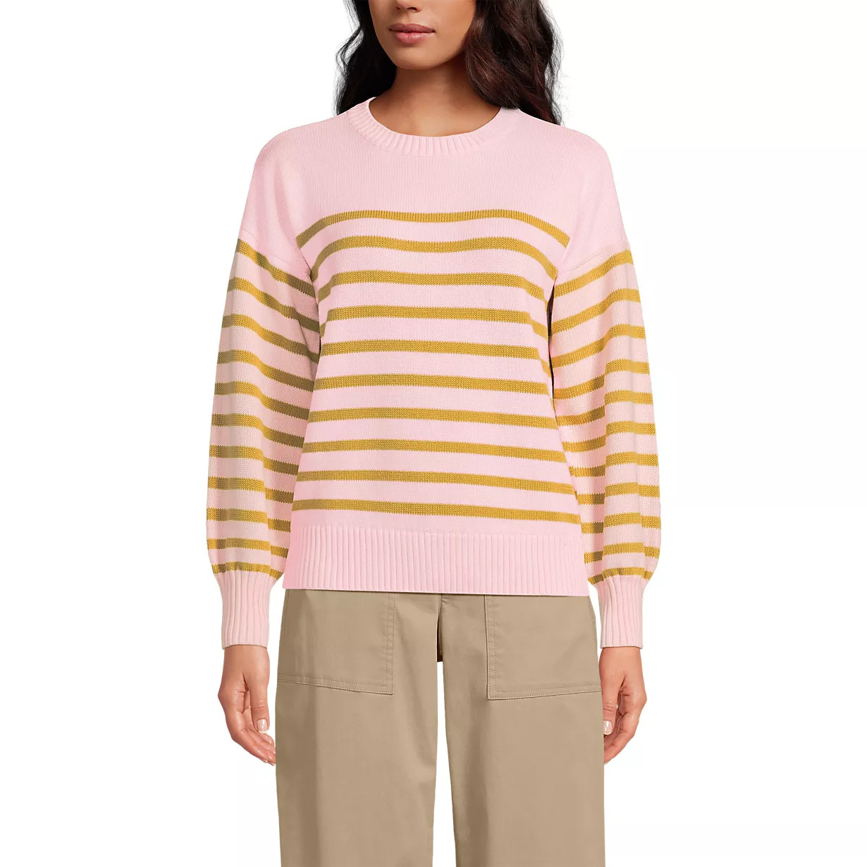 Women's Drifter Jersey Crewneck Sweater | Lands' End (US)