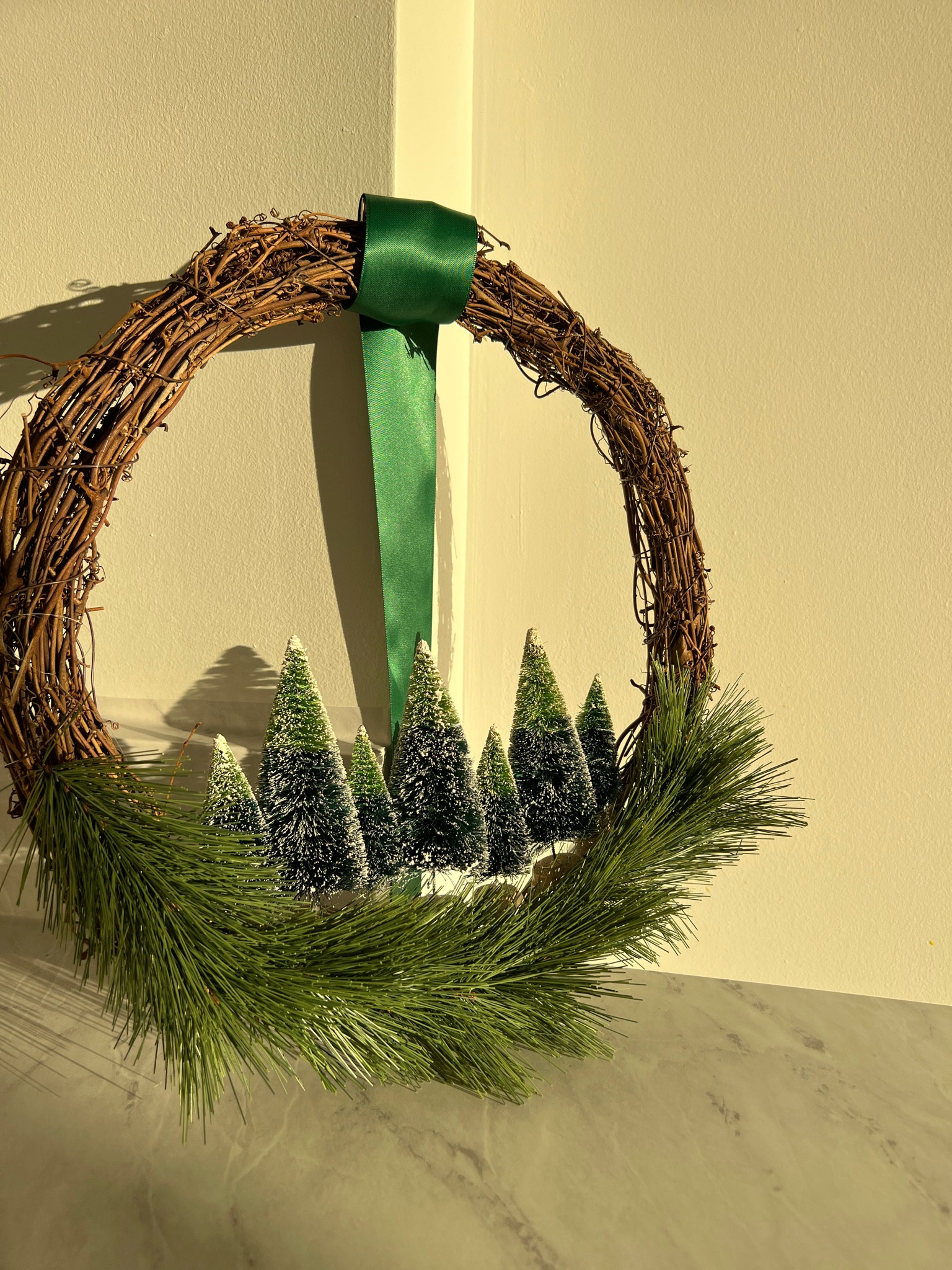 DIY tree wreath 

#LTKHoliday #LTKSeasonal #LTKHome