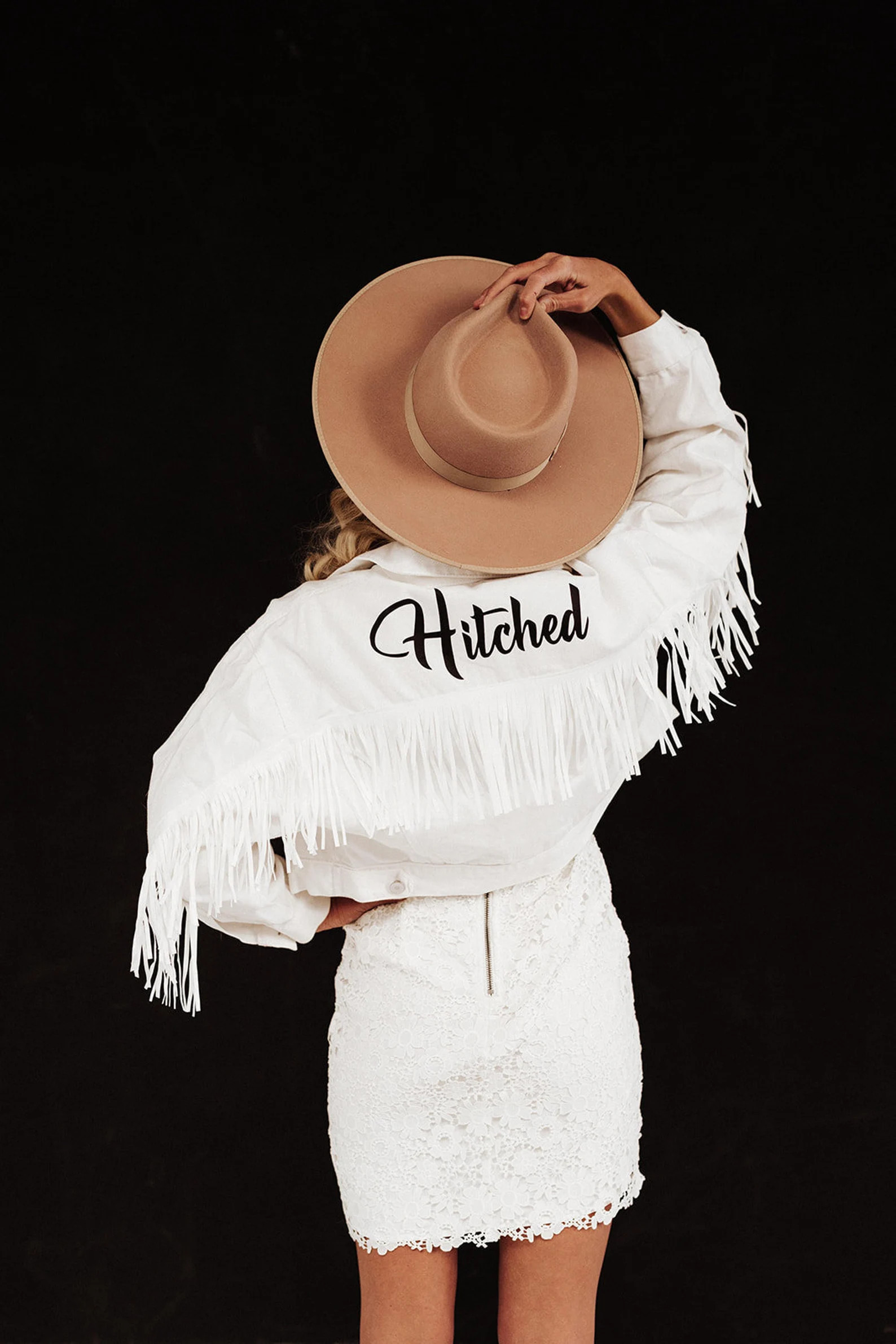 Custom White Fringe Bridal Jacket | Etsy | Etsy (US)