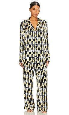 Show Me Your Mumu Classic Pajama Set in Champagne Silky from Revolve.com | Revolve Clothing (Global)