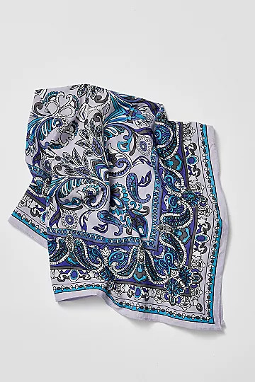 Paisley Trellis Print Bandana | Free People (Global - UK&FR Excluded)