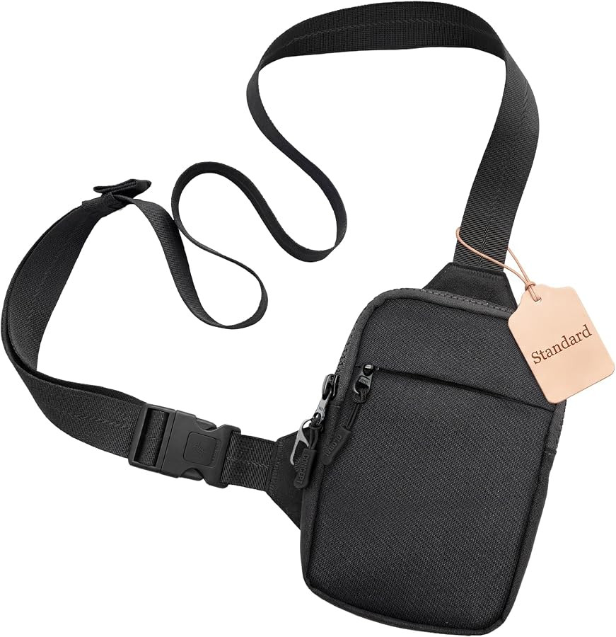 Travel Sling Bag for Men & Women, Anti-Theft RFID Blocking Crossbody Bags | Amazon (US)
