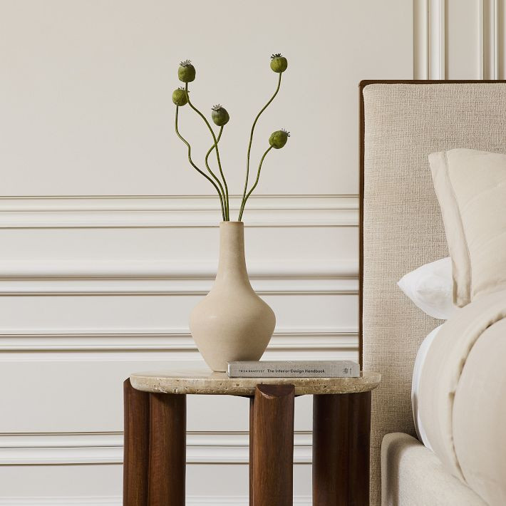 Faux Poppy Pods Stem Bundle | West Elm (US)