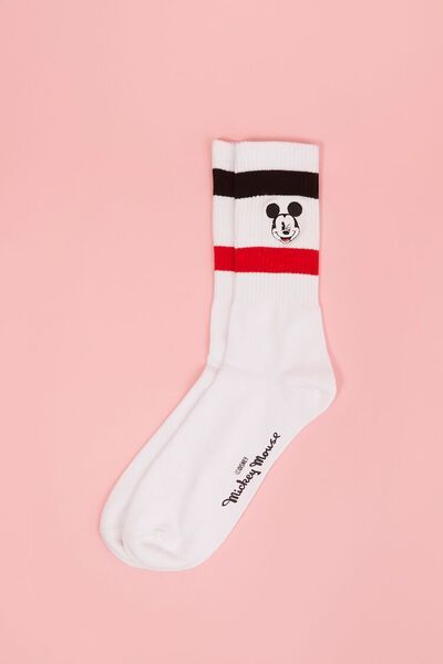 Men Mickey Mouse Crew Socks | Forever 21 | Forever 21 (US)