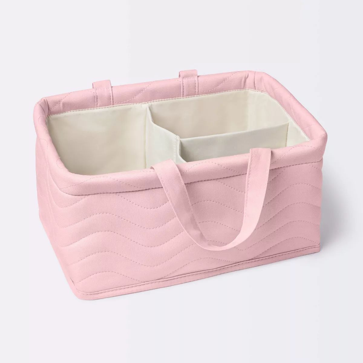 Quilted Fabric Diaper Caddy - Light Pink - Cloud Island™ | Target