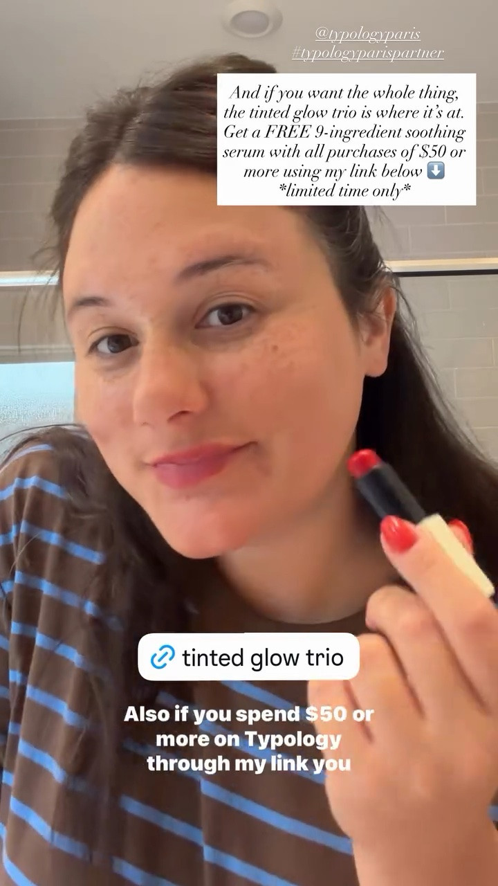 This lippie is so hydrating and adds a pop of color for summer! 💋

Use my link below to get the soothing serum with all purchases $50+ (limited time only) 

Copy and paste my link here: https://bit.ly/4viSkux

#LTKSaleAlert #LTKBeauty #LTKgrwm