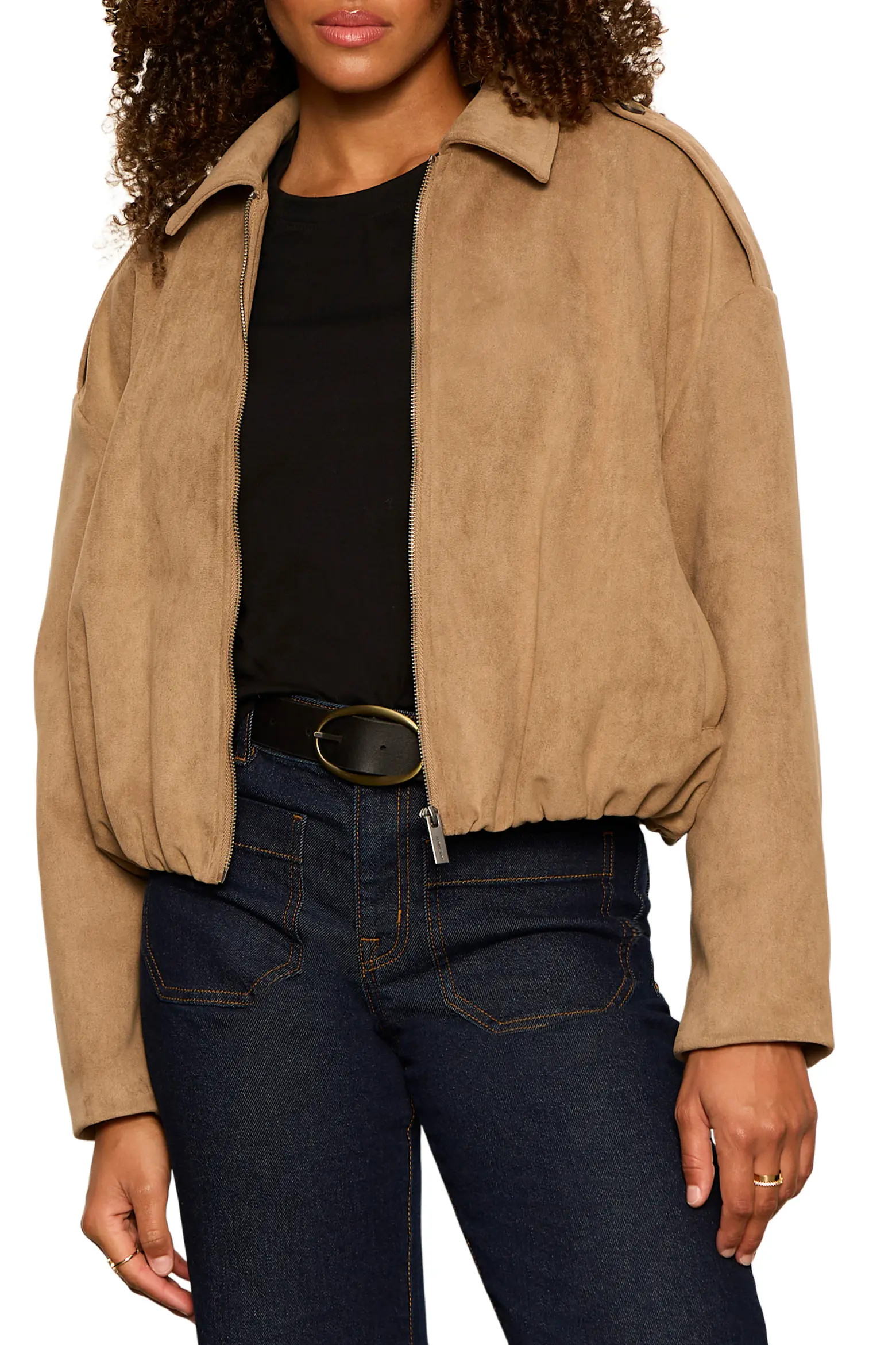 Takeoff Faux Suede Jacket (Women) | Nordstrom | Nordstrom