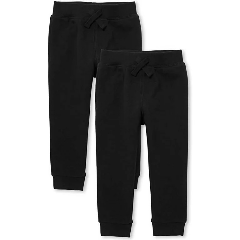 The Children's Place Boys Baby Toddler Jogger Sweatpants, 2-Pack, Sizes 2T-5T - Walmart.com | Walmart (US)