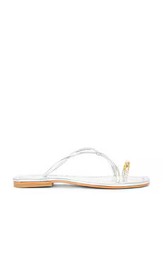 Jeffrey Campbell Pacifico Sandal in Silver Gold from Revolve.com | Revolve Clothing (Global)
