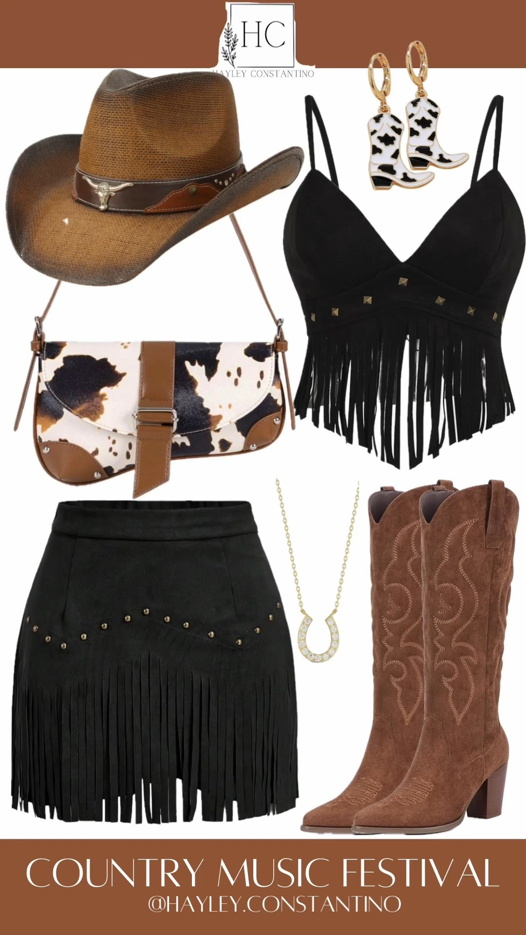 Yeehaw and hold onto your hat, ’cause this one’s got full-throttle Western flair 🤠🔥
This outfit is straight-up rodeo-queen meets honky-tonk heartbreaker. It’s got that dusty-trail confidence—the kind that looks like you just stepped outta a country song with boots already broken in and zero fear of a little dirt. Every piece hollers true Western grit with a splash of modern sass, like you could jump on a horse or the dance floor without missin’ a beat.
The denim’s doin’ the heavy liftin’, the fit says “raised on country, refined by festivals,” and the whole look gives off don’t-mess-with-me cowgirl energy. It’s flirty where it counts, tough where it matters, and built for long days, loud nights, and a whole lotta two-steppin’.
Where this outfit was born to roam:
🤠 Rodeos & bull ridin’ nights – dust on your boots is a badge of honor
💃 Honky-tonk bars & line-dance halls – spins smooth, twirls fierce
🎶 Country concerts & outdoor music festivals – singin’ every word, arms in the air
🚜 County fairs & stock shows – funnel cake in one hand, confidence in the other
🔥 Bonfires, tailgates & barn parties – where the real country memories are made
This ain’t a “tryin’ too hard” outfit—this is born-with-it Western style. It says you know your way around a pair of boots, you’ll dance till last call, and you’ll still look cute ridin’ off into the sunset.
Now go on, cowgirl… kick up some dust 🐎✨

#LTKgrwm #LTKU #LTKootd