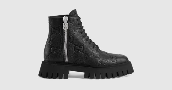 Gucci Women's GG leather boot | Gucci (US)