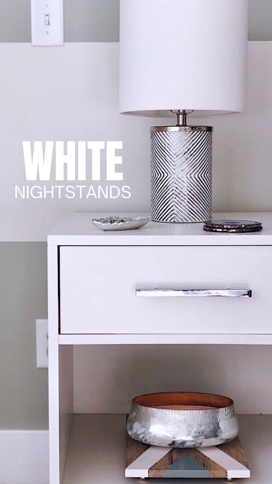 A roundup of white nightstands. Shop traditional options, modern finds with fluted fronts, round nightstands that are great for apartments, and a few dupes as well! From budget friendly to splurge worthy—they’re all here!

#LTKHome #LTKSaleAlert