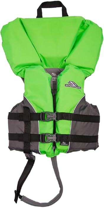 Stearns Child Life Jacket with Heads-Up Flotation, USCG Approved Type II Kids Life Vest for Pool,... | Amazon (US)