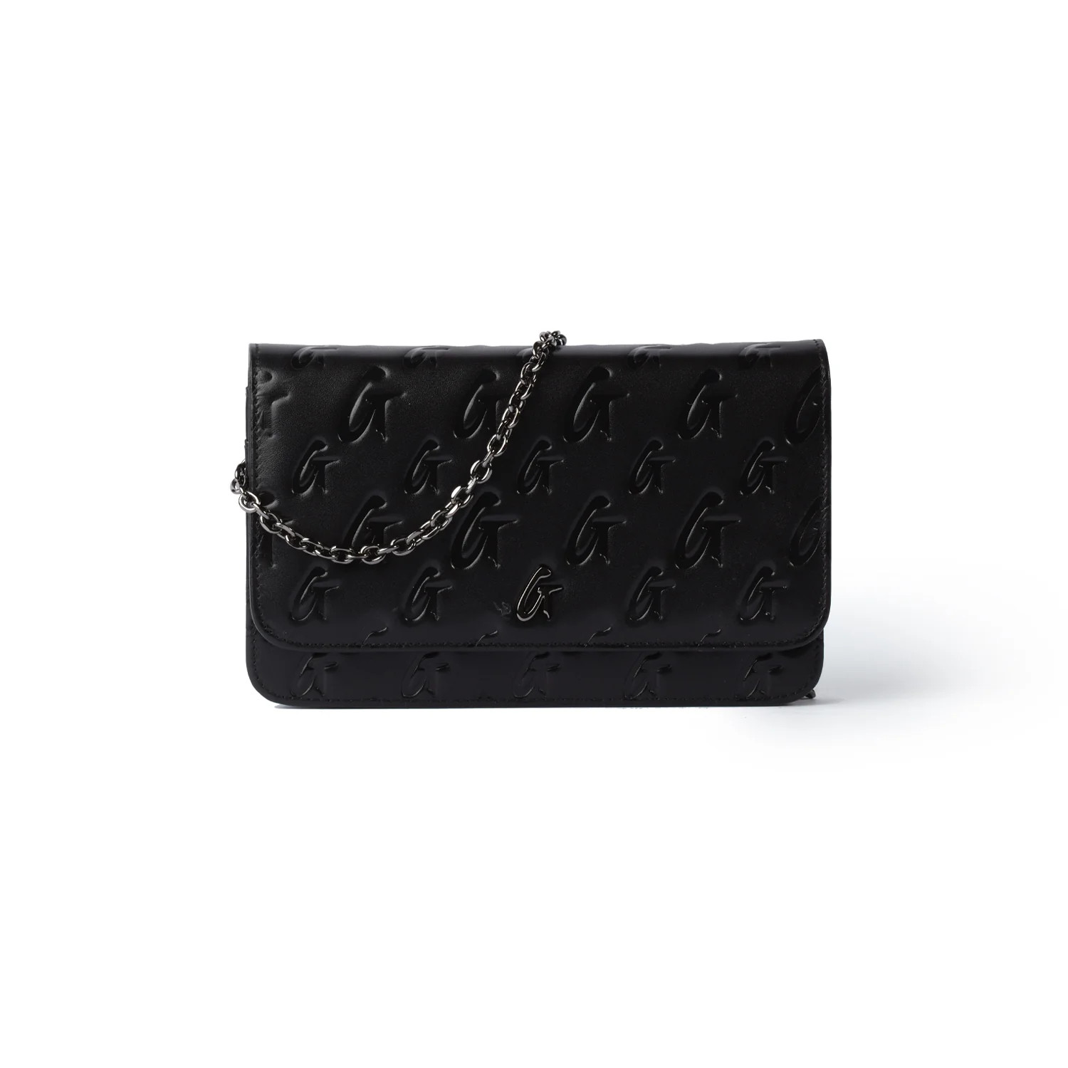 MONOGRAM GUNMETAL WOC - BLACK | Glam-Aholic Lifestyle