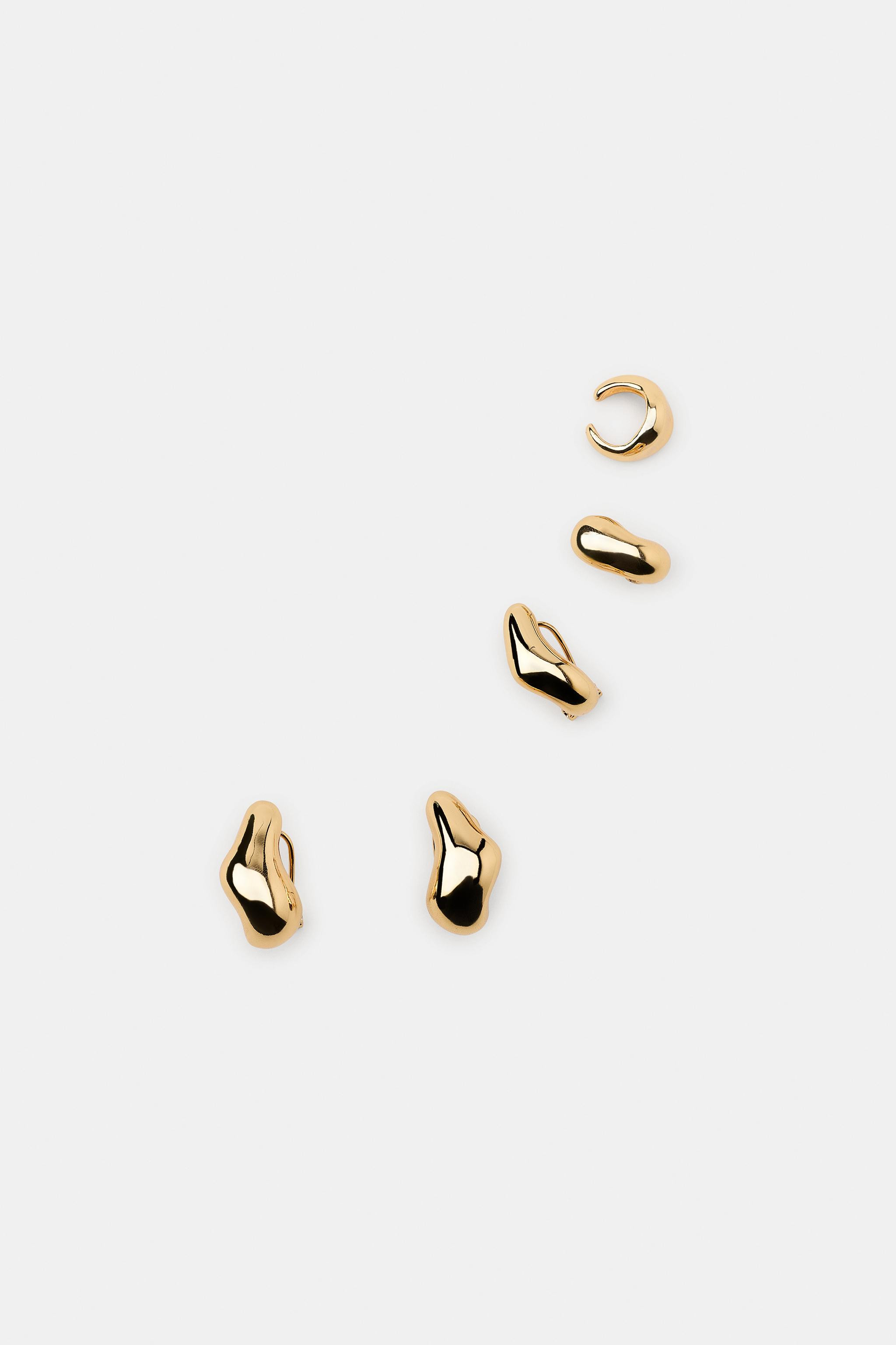 PACK OF 5 METAL EAR CUFF EARRINGS | Zara US