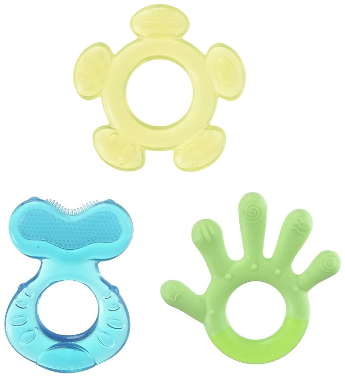 Nuby 3 Step Soothing Teether Set, BPA Free - Colors may vary. | Amazon (US)