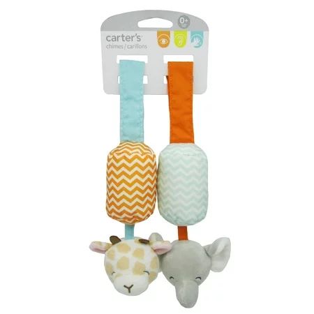 Carter's Giraffe & Elephant Chime Set | Walmart (US)
