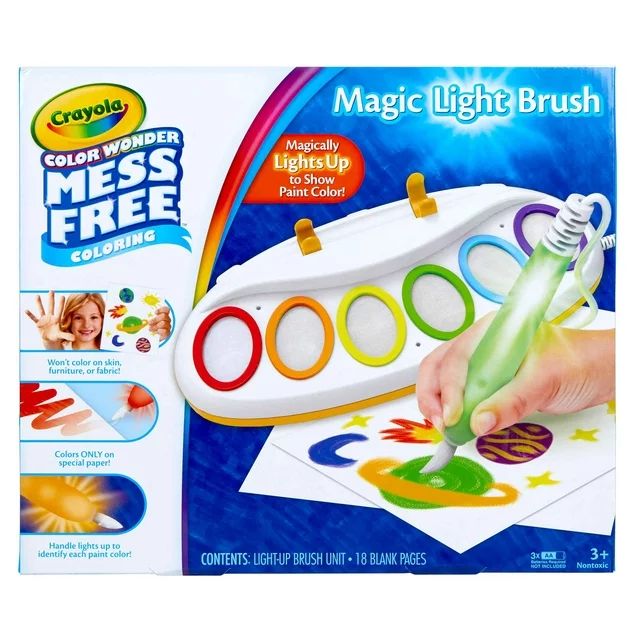 Crayola Color Wonder Magic Light Brush Art Set, Mess Free Washable Paint, Gift, Beginner Unisex C... | Walmart (US)