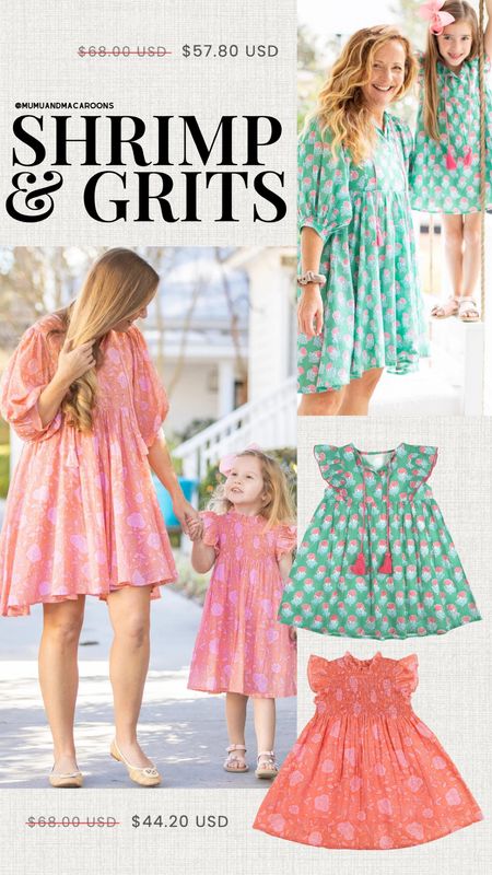 cute mom and me outfits from shrimp and grits for mother’s day 

#LTKsalealert #LTKfamily #LTKfindsunder100