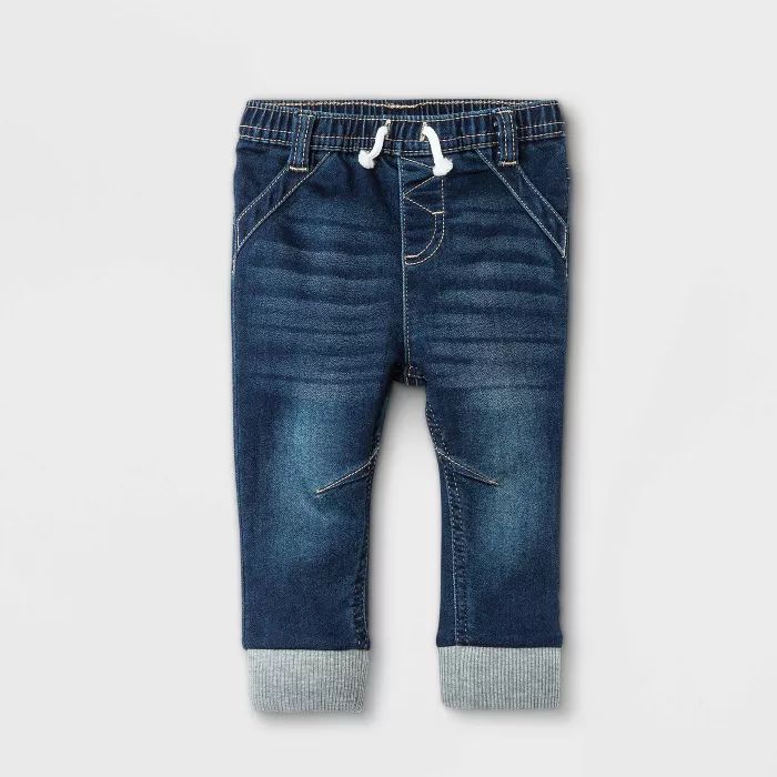 Baby Boys' Jogger Jeans - Cat & Jack™ Dark Wash | Target