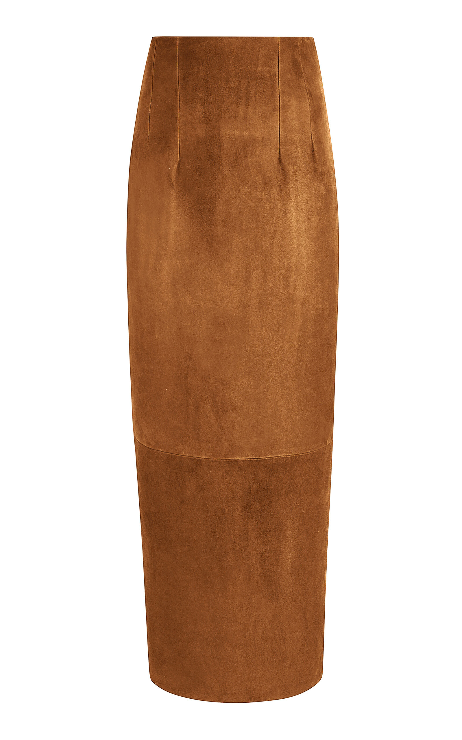 Khaite - Loxley Suede Maxi Skirt - Brown - US 4 - Moda Operandi | Moda Operandi (Global)