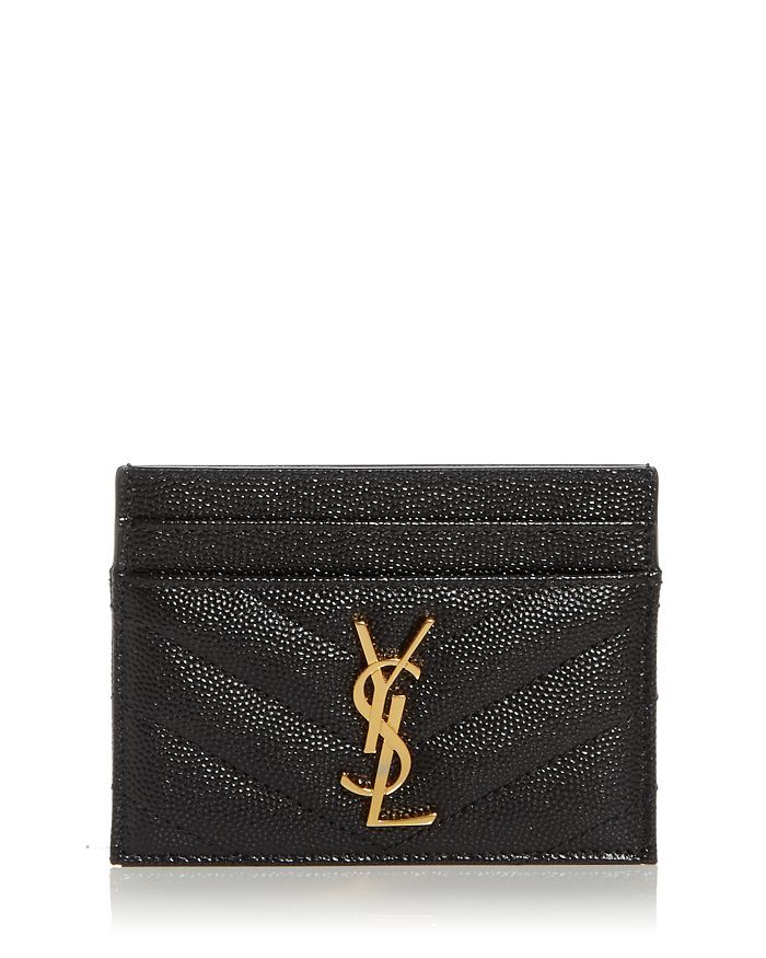 Monogram Quilted Leather Card Case | Bloomingdale's (US)