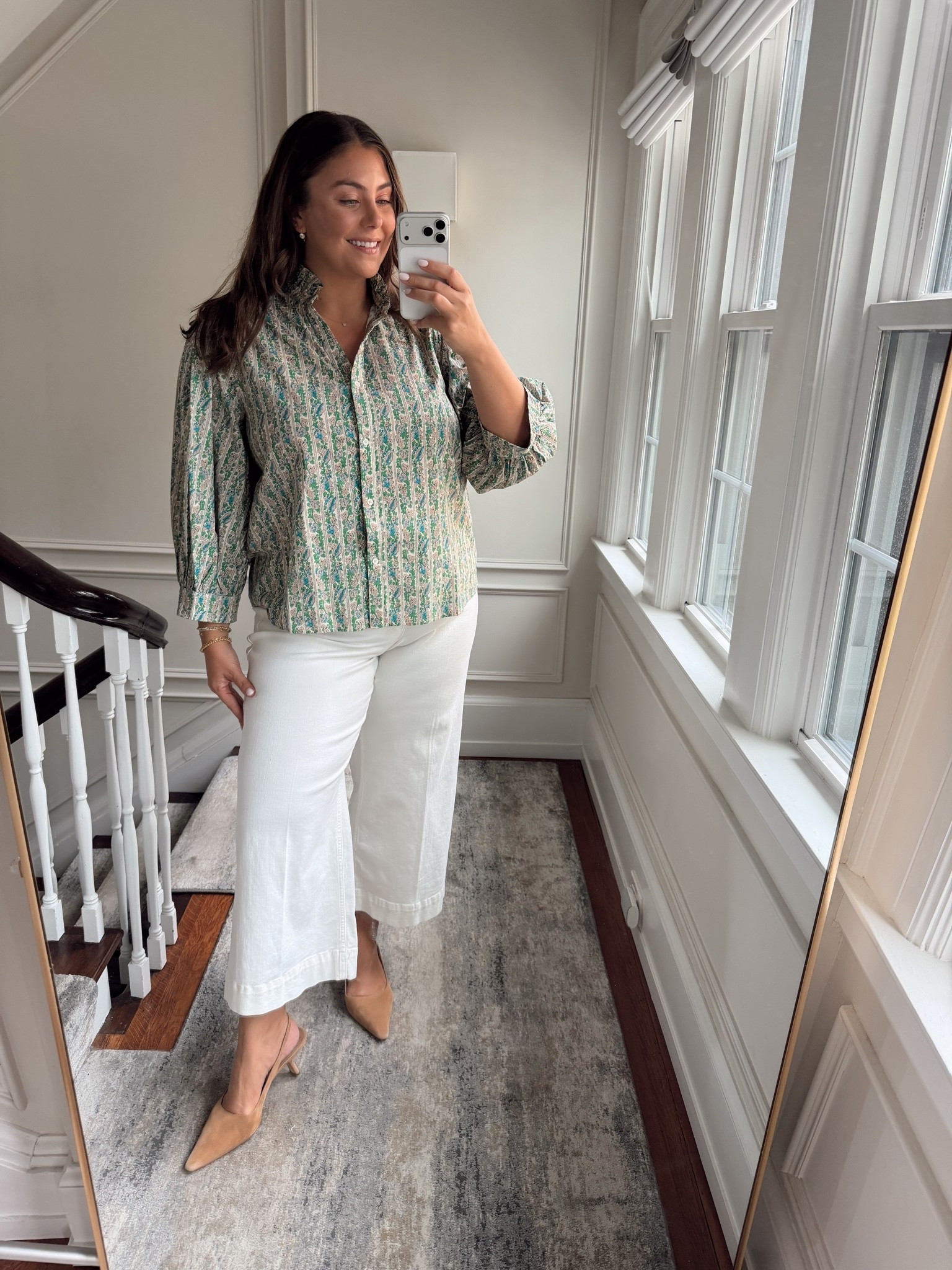 Wearing size XXL in top - work to date night outfit - wearing size 1X Regular in jeans, use CARALYN15 on your first order at Spanx.

#LTKootd #LTKPlusSize #LTKWorkwear