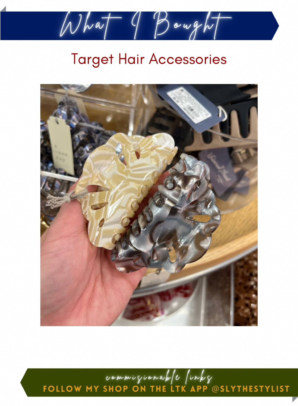 Target $5 & $8 hair claw clips, smaller size perfect for shorter hair. Great gift add-on. Would work well for all hair types, including fine hair to thick hair and curly hair. Great as a gift add-on, too! 

#LTKGiftGuide #LTKfindsunder50 #LTKstyletip