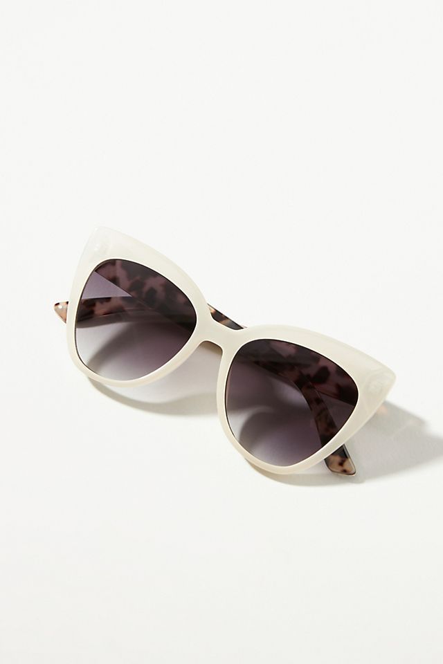 Two-Toned Cat-Eye Sunglasses | Anthropologie (US)