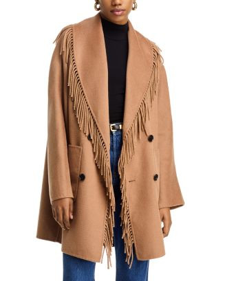 Rails Hugo Double Breasted Fringe Coat  | Bloomingdale's Women | Bloomingdale's (US)